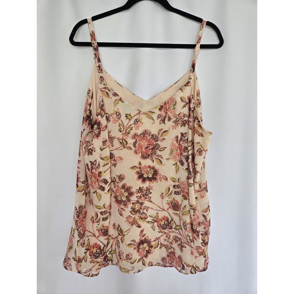 Torrid 3XL Sophie Storybook Swing Cami Floral Peach Tank Top Fairy Whimsy Boho - Picture 7 of 8